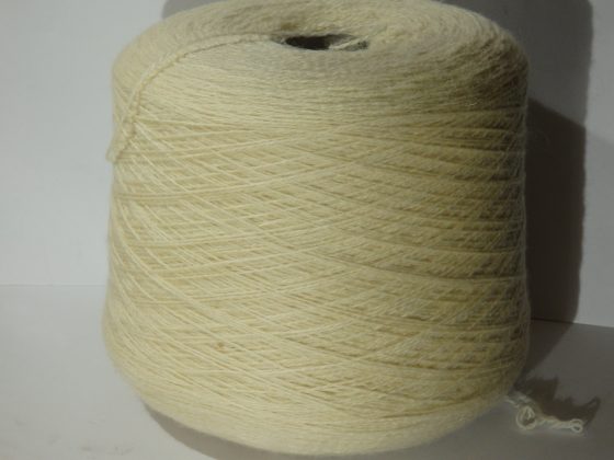 1.2Kg (2.5lb) 2/9Nm British Wool - Natural Cream