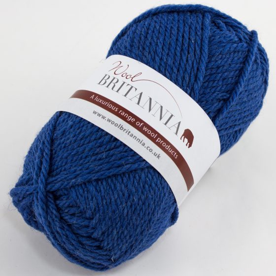 Chunky Wool on Ball - Mid Blue